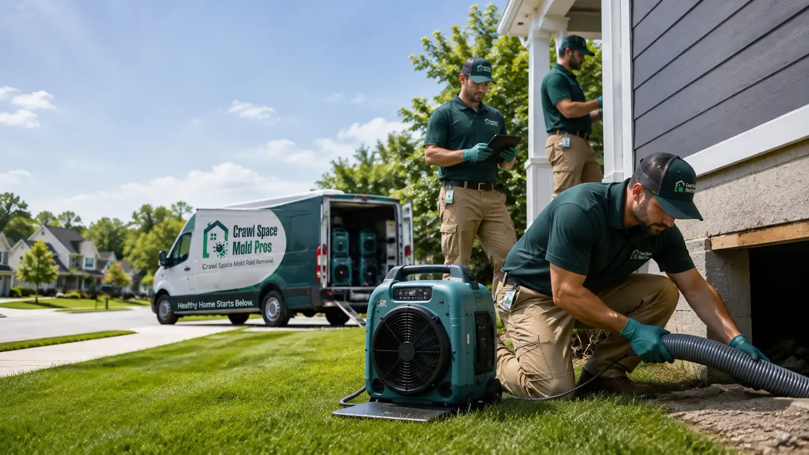 Crawl Space Mold Removal in Tolstoy, SD
